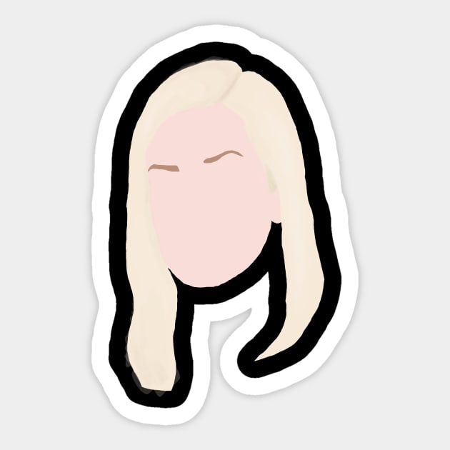 Angela Martin Sticker by KangarooZach41